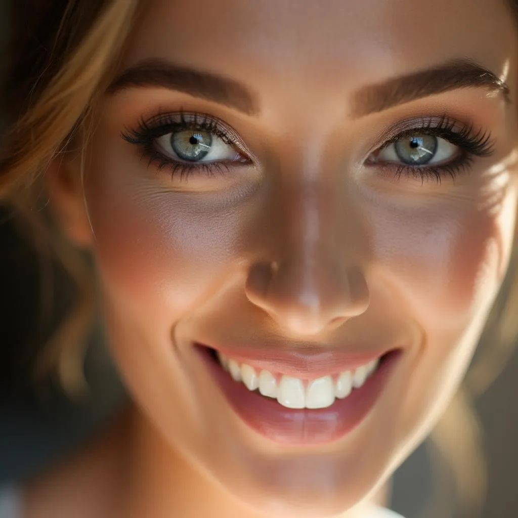 Trucco da sposa naturale e radioso