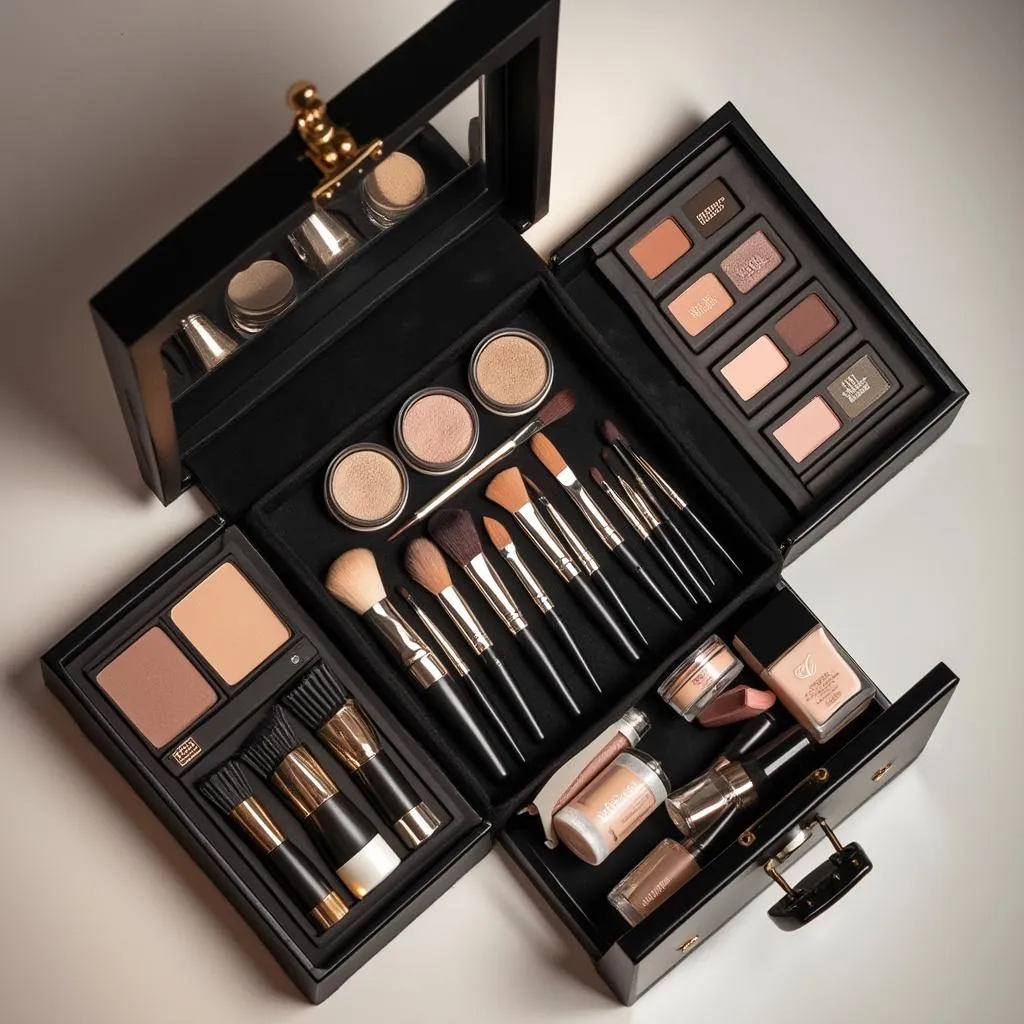 Kit professionale di trucco e pennelli