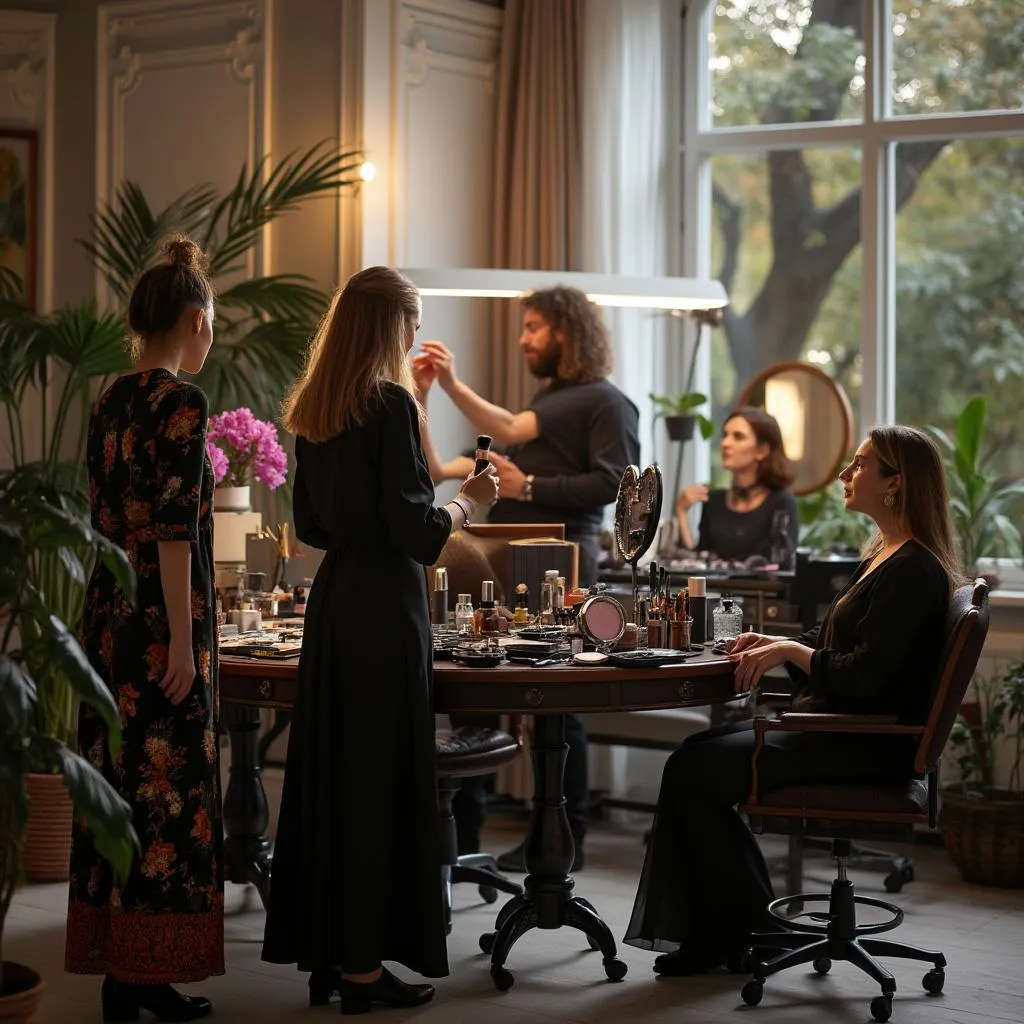 Team di Beauty Express al lavoro